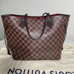 Authentic Louis Vuitton Neverfull MM Damier Ebene